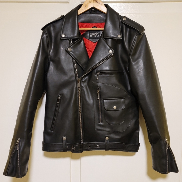 Vegan Leather Commando Jacket Straight from Hell - Picture 8 of 8